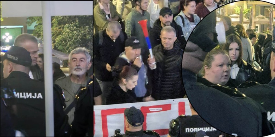 Haos u Užicu: Blokaderi napali građane, policija ih nije zaštitila - na čelu siledžija Jelena Hlubek Supurović (FOTO/VIDEO)