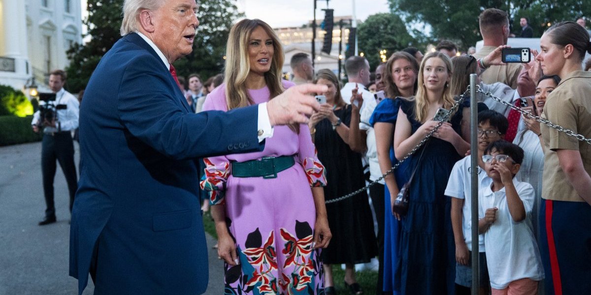 Melanija i Donald Tramp
