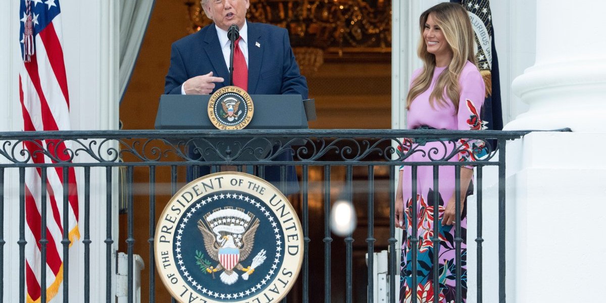 Melanija i Donald Tramp