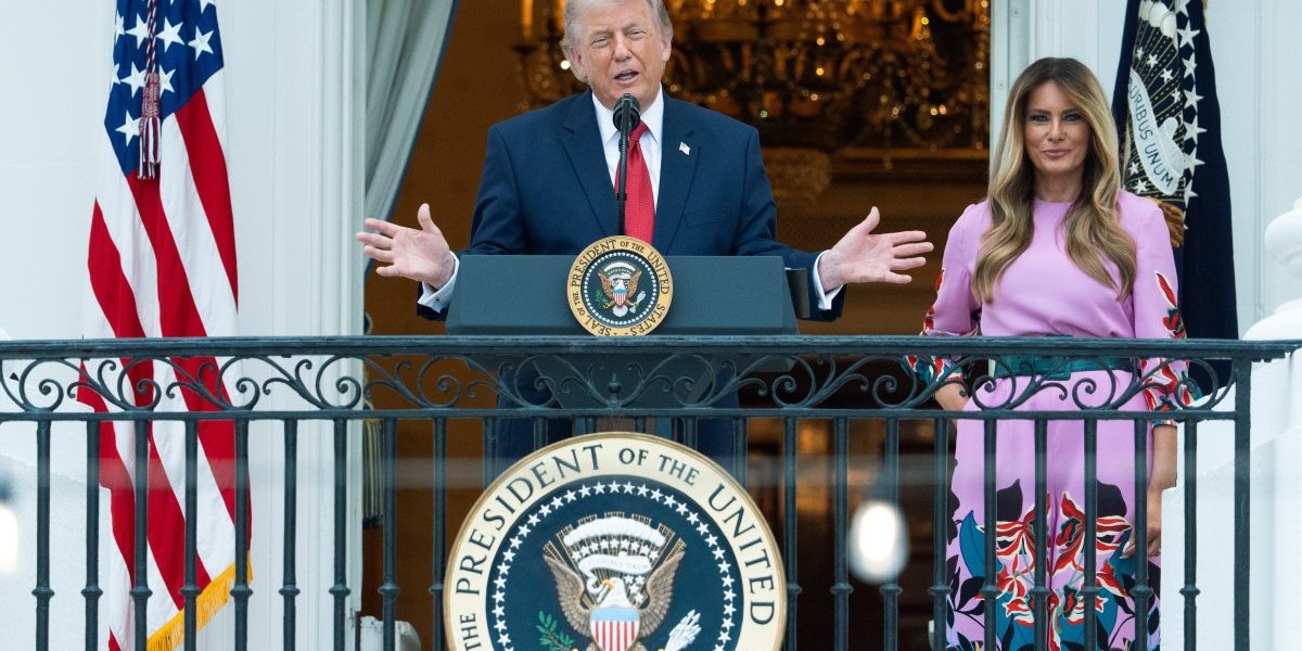 Melanija i Donald Tramp