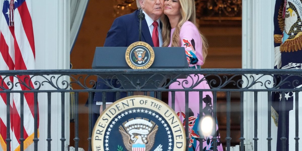 Melanija i Donald Tramp