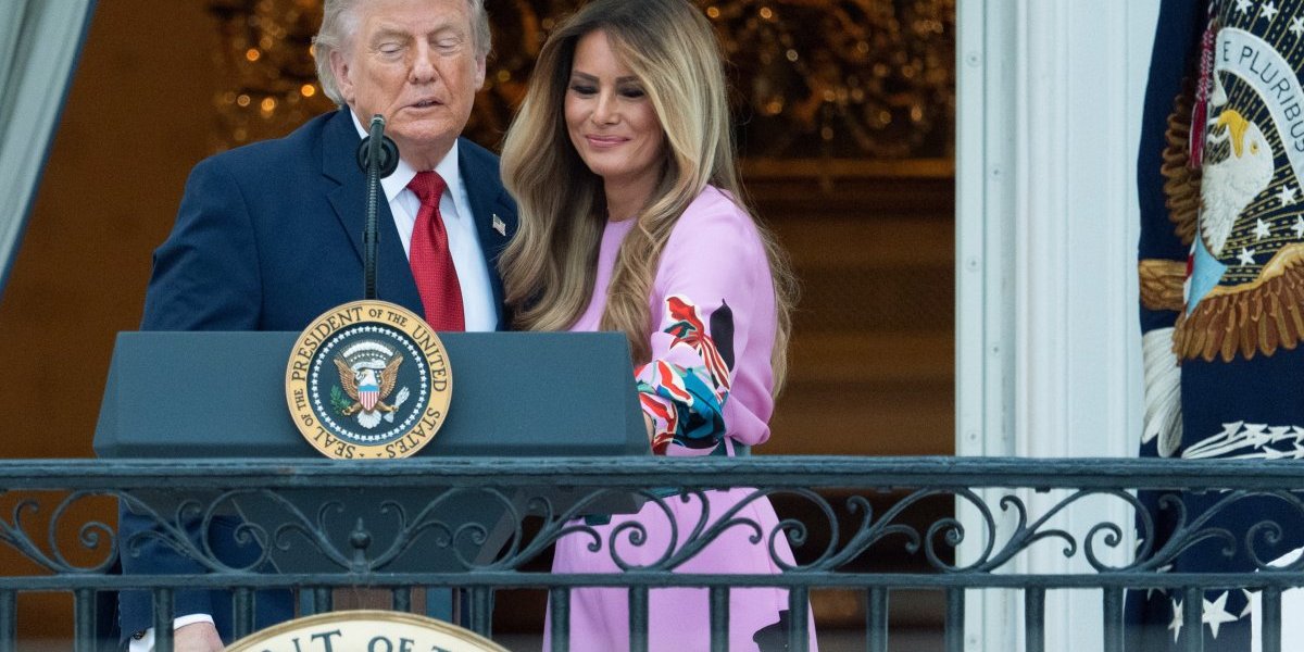 Melanija i Donald Tramp