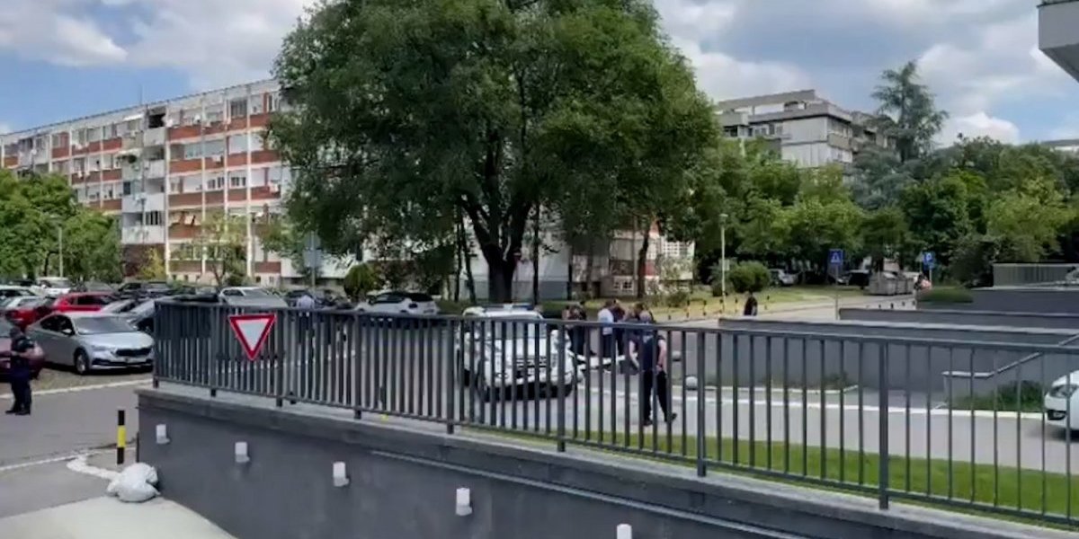 Mesto gde je osumnjičeni pao