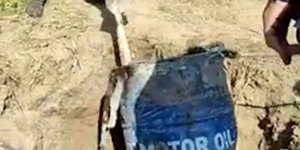 Bure u koje je zabetonirano telo