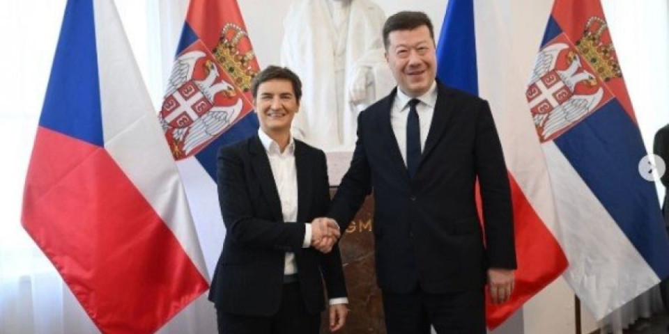 Brnabić se sastala sa Tomiom Okamurom: Ovo su poruke iz Praga