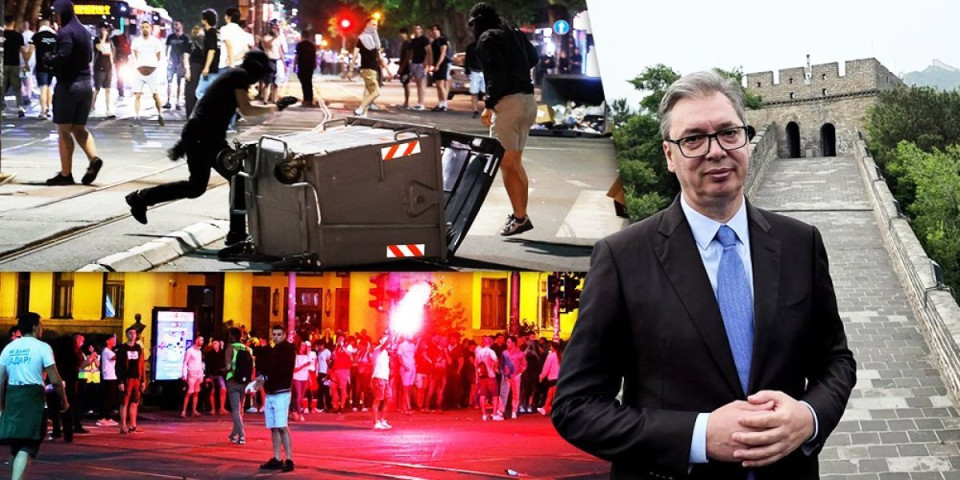 Dva lica Srbije: Jedni ruše i pale, drugi u Kini zaključuju važne sporazume (FOTO, VIDEO)