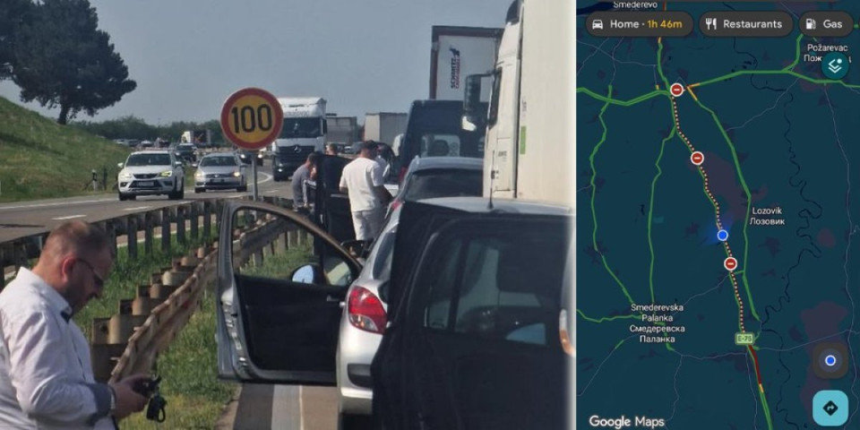 Kolaps na auto-putu ka Beogradu: Vozila stoje u nepreglednoj koloni (VIDEO)