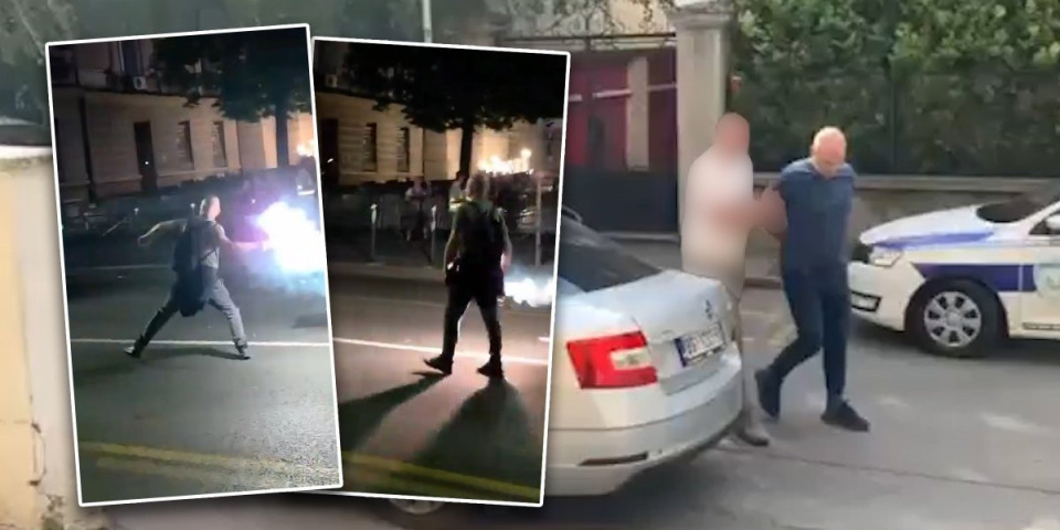 Ovo je blokader koji je danas uhapšen: Pogledajte šta je radio u subotu - jeziv snimak