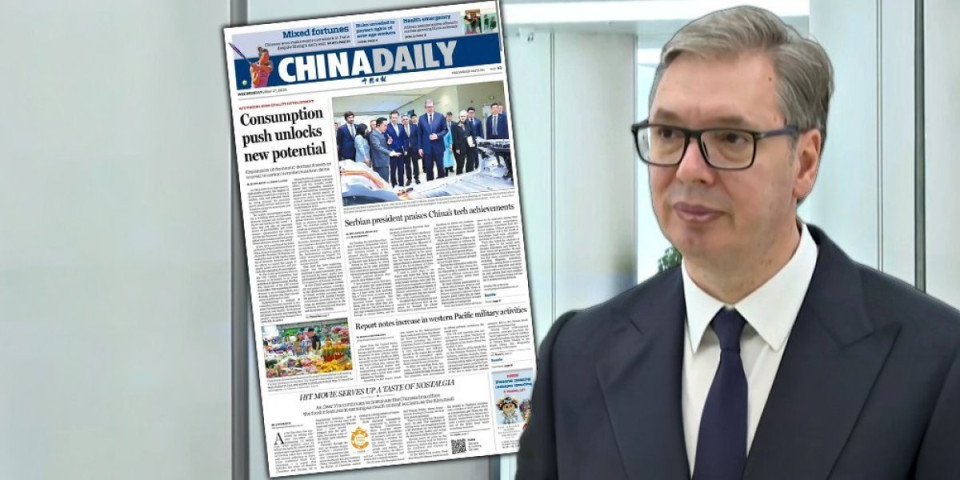 Glavna vest u najtiražnijim kineskim medijima: Evo šta pišu o predsedniku Vučiću