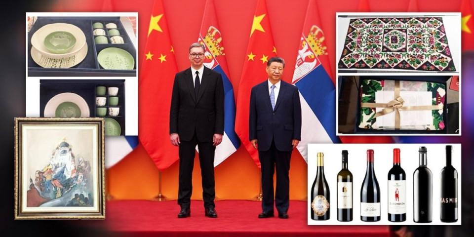 Vučić Siju darovao poklone kojima se Srbija ponosi! Evo šta je sve predsednik uručio kineskom lideru (FOTO)