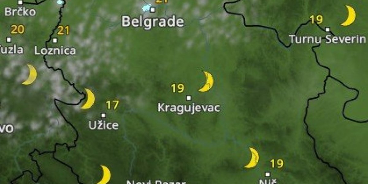 Vreme u ponoć
