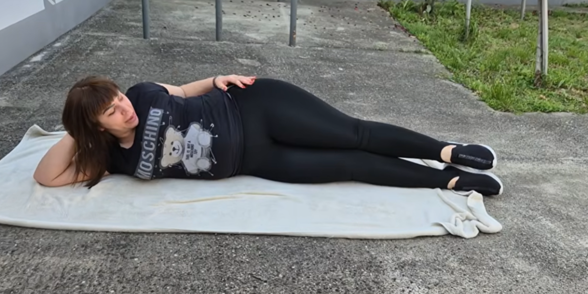 Miljana Kulić vežba