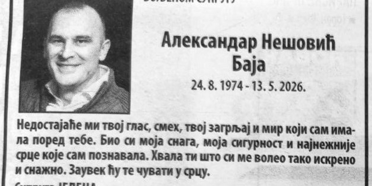 Supruga dala čitulju