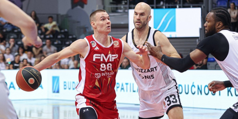 Senzacija u Nišu! FMP srušio Partizan za finale KLS, meč obeležila isključenja Penjaroje i Nikitovića