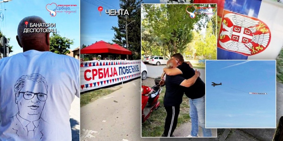 Srbija pobeđuje! Neverovatna podrška građana predsedniku Vučiću - snimak ostavlja bez daha (VIDEO)