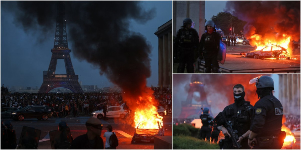 (VIDEO) Divljaci spaljuju Pariz! Ratno stanje u prestonici Francuske: Snimci zaprepastili svet, policija nemoćna protiv migrantskih hordi