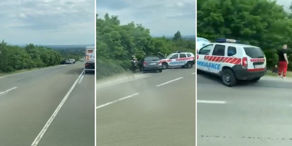 Auto se zakucao u ambulantno vozilo: Stravična nesreća na putu Paraćin - Zaječar, vozila uništena (VIDEO)