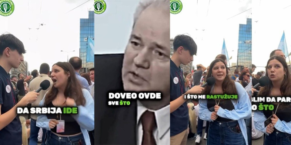 Šta reče to?! Tokom blokada učesnica počela da priča o Kosovu i Metohiji (VIDEO)