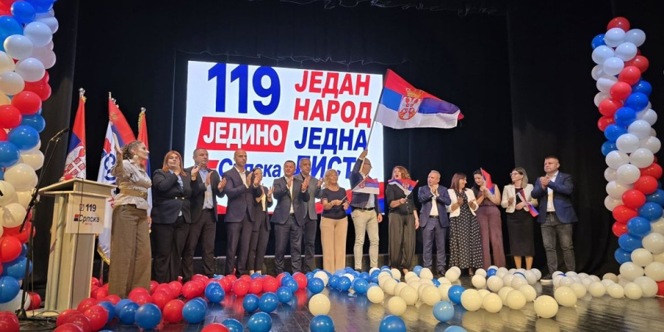 Svi zajedno za Srpsku listu u nedelju: Ovo je pitanje našeg opstanka (FOTO/VIDEO)