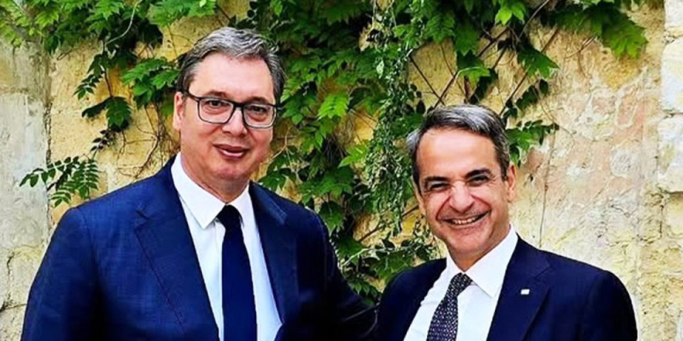 Vučić se sastao sa Micotakisom u Tivtu! Slede susreti sa liderima EU