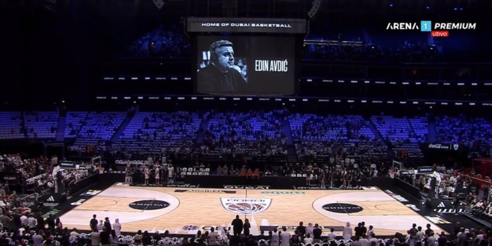 Muk na finalu ABA lige! Partizan i Dubai odali počast Edinu Avdiću (VIDEO)