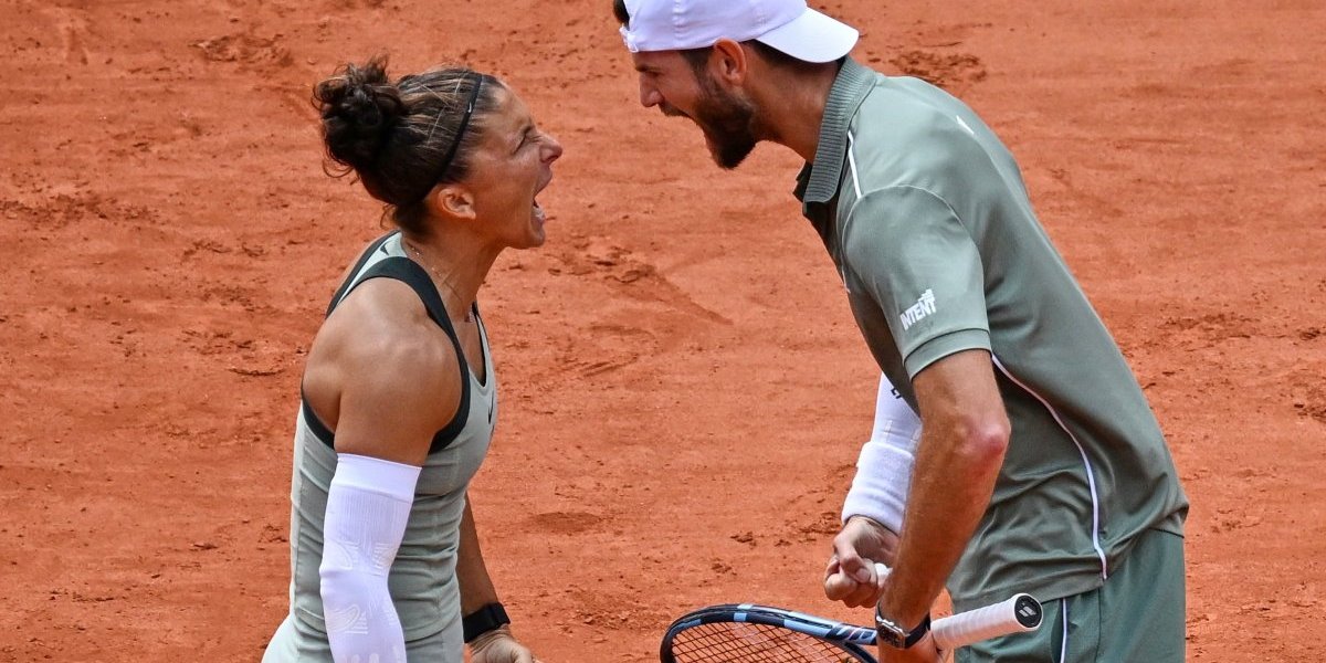 Pariz Tenis Mix dubl foto Tanjug AP Emma Da Silva