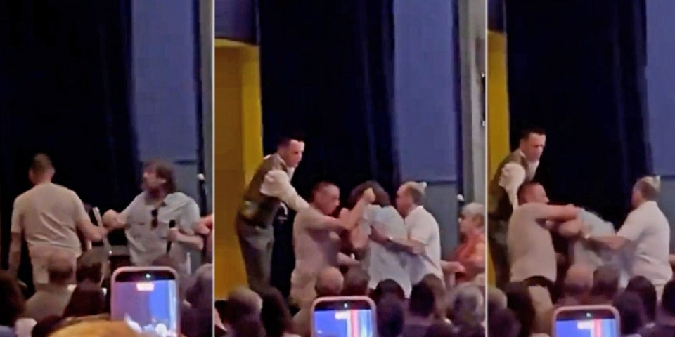 Banda studentsko-blokaderska opet laže! Skandalozno izveštavanje N1 nakon što je novinar brutalno pretučen na tribini Proglasa (VIDEO)