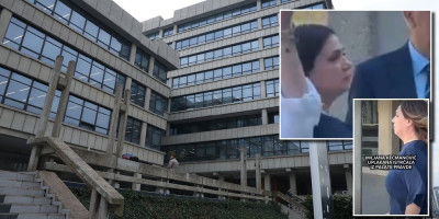 Miljana Kecmanović u suzama napustila Palatu pravd