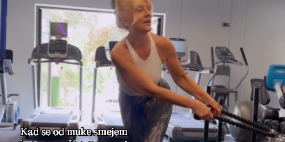 Udovica Marinka Rokvića ovako trenira u 61. godini: Slavica puca u helankama (VIDEO)