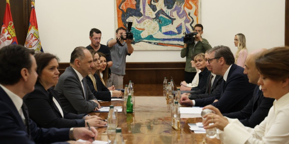 Vučić sa Gerapetritisom: Predsednik se sastao s ministrom spoljnih poslova Grčke - Veoma važan susret