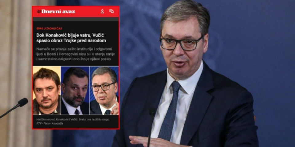 Sarajevski mediji bruje - Vučić nas je spasio u zadnji čas: Omogućio nam da gledamo Svetsko prvenstvo, dok Konaković "bljuje vatru" (FOTO)