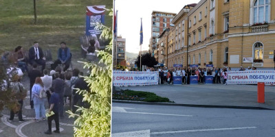 Dve slike Srbije u Užicu! Kod SNS-a gužva, kod Marinike prazne stolice (FOTO/VIDEO)