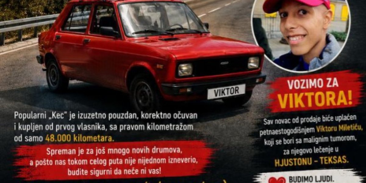 "Zastava 101" ide na humanitarnu licitaciju