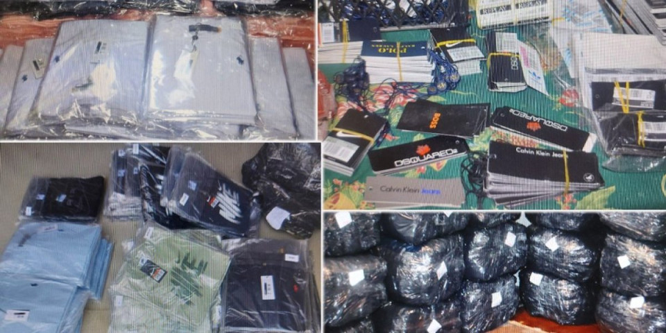 Nema čega nema od "fejk" garderobe: Uhapšen muškarac u Novom Sadu - pogledajte skrivene "butike" (FOTO)