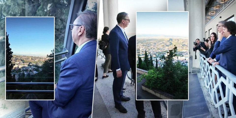 Svi bruje o ovom potezu predsednika Vučića: Provozao se žičarom u Tbilisiju - usledila lavina reakcija (VIDEO)