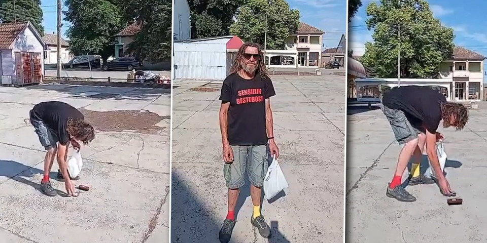 Kandidat za ministra kulture? Neće vam biti dobro kad vidite ovaj "performans" blokaderskog influensera (VIDEO)