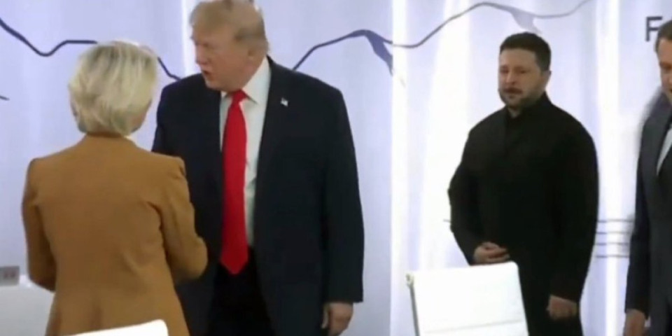 Tramp se pravio da ne vidi Zelenskog?! Snimak sa G7 hit na mrežama (VIDEO)