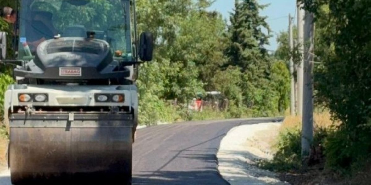Radovi na putu u selu Kopljare
