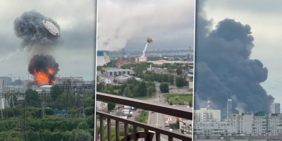 Gore i Moskva i Kijev! Ovako nešto se ne pamti, prestonice istovremeno zasute projektilima (VIDEO)