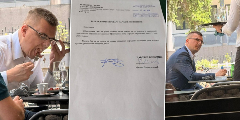 Od kafane do državne kase! Narod plaća 15.000 dinara kafanski izlet bahatog Parandilovića! (FOTO)