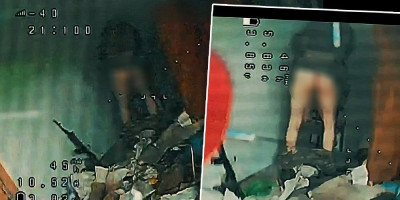 (18+) Šta ovo rade ukrajinski vojnici?! Ruski dron ih uhvatio u kompromitujućoj situaciji - i ovoga ima na frontu...