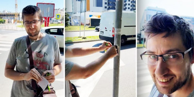 Dobro pogledajte ovog čoveka: Blokader koji je pravio haos ispred Informera snimljen kako uništava Beograd - Nadležni, reagujte (VIDEO)