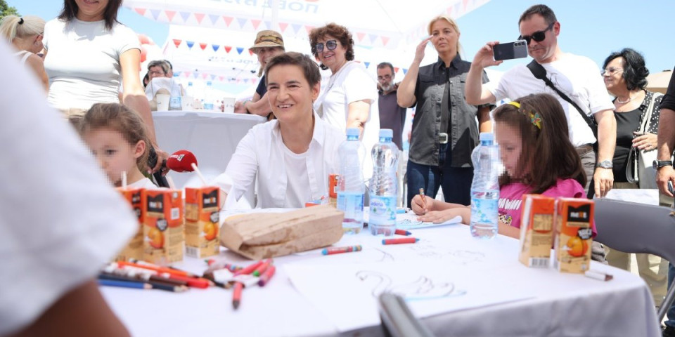 "U narodu je snaga Srbije" Brnabić: Nisu naseli na laži blokadera (FOTO)