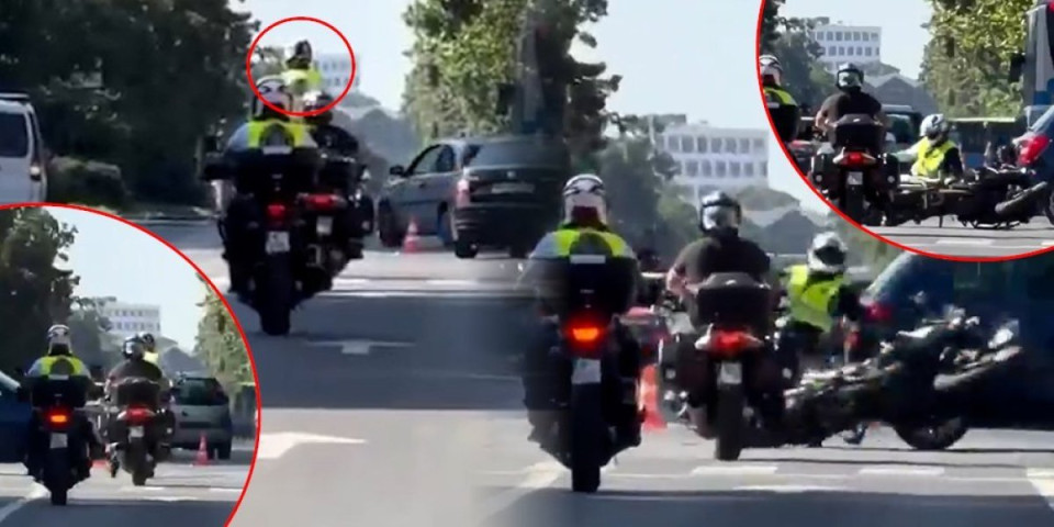 Da li je ovo moguće?! Blokader na motoru u Novom Sadu izazvao jeziv udes - Pogledajte užasnu scenu (VIDEO)