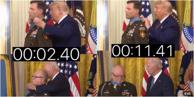 (VIDEO) Šta ovo radi Tramp?! Smeje mu se cela Amerika: Ni Bajden se ovoliko nije obrukao, snimak zapalio internet