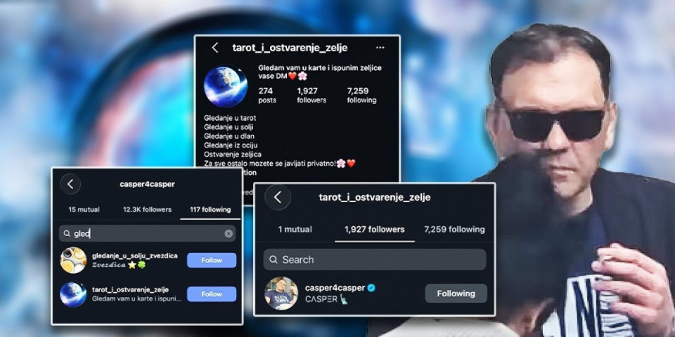Besni jer cure informacije, a spas traži u gatarama? Mračna strana Kaspera budi sumnju - Srbi, pogledajte šta čovek radi!
