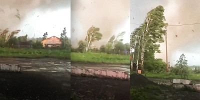 (VIDEO) Tornado razara Rusiju! Katastrofa za katastrofom po Ruse, šteta je ogromna: Snimci užasa se šire mrežama