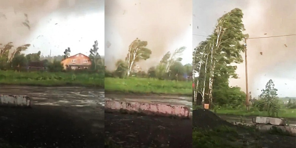 (VIDEO) Tornado razara Rusiju! Katastrofa za katastrofom po Ruse, šteta je ogromna: Snimci užasa se šire mrežama