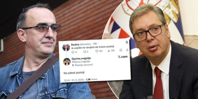 Jezivije ne može! Gruhonjićevi simpatizeri ponovo udarili na Vučićevu porodicu – Meta predsednikov najmlađi sin (FOTO)