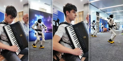 Spektakl u najavi! Najtalentovaniji mladi harmonikaš iz Srbije i roboti iz Kine spremni za 27. jun (VIDEO)